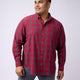 PLUS SIZE MEN CHECK SHIRT| XL-7XL