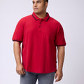 Plus Size SOLID NAUTICAL POLO T-SHIRT | XL-7XL
