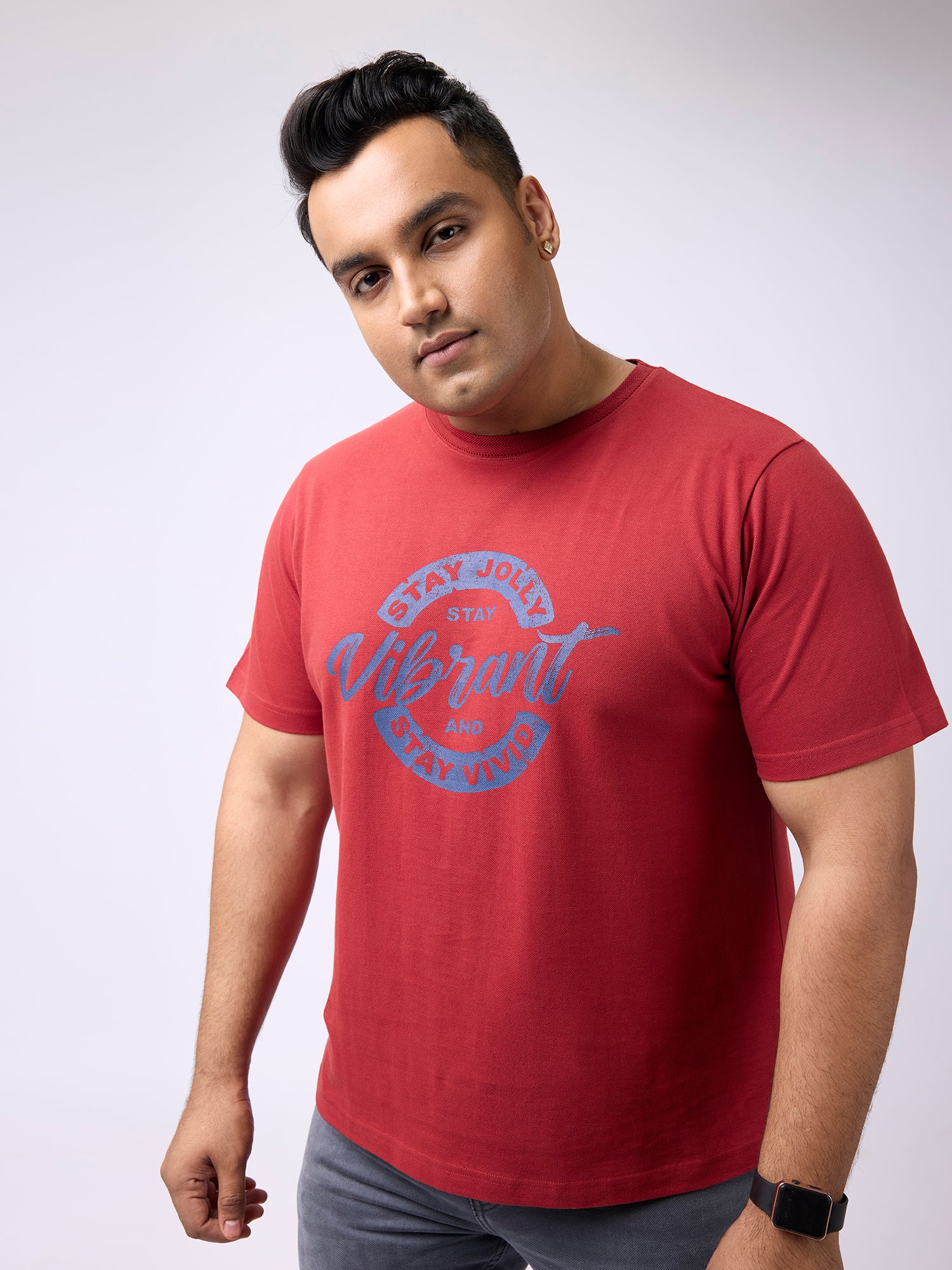 Men Plus Size Tees Get Plus Size Plus Size MEN STRUCTURED GRAPHIC