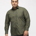 PLUS SIZE PRINTED DITSY FLORAL PREMIUM SHIRT FOR MEN | XL-7XL