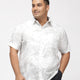 PLUS SIZE TROPICAL PRINTED COTTON HOLIDAY HALF SLEEVE SHIRT FOR MEN | XL-7XL