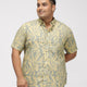 PLUS SIZE ABSTRACT PRINTED COTTON HOLIDAY HALF SLEEVE SHIRT FOR MEN | XL-7XL