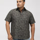 PLUS SIZE PRINTED STRETCH OXFORD HOLIDAY HALF SLEEVE SHIRT FOR MEN | XL-7XL