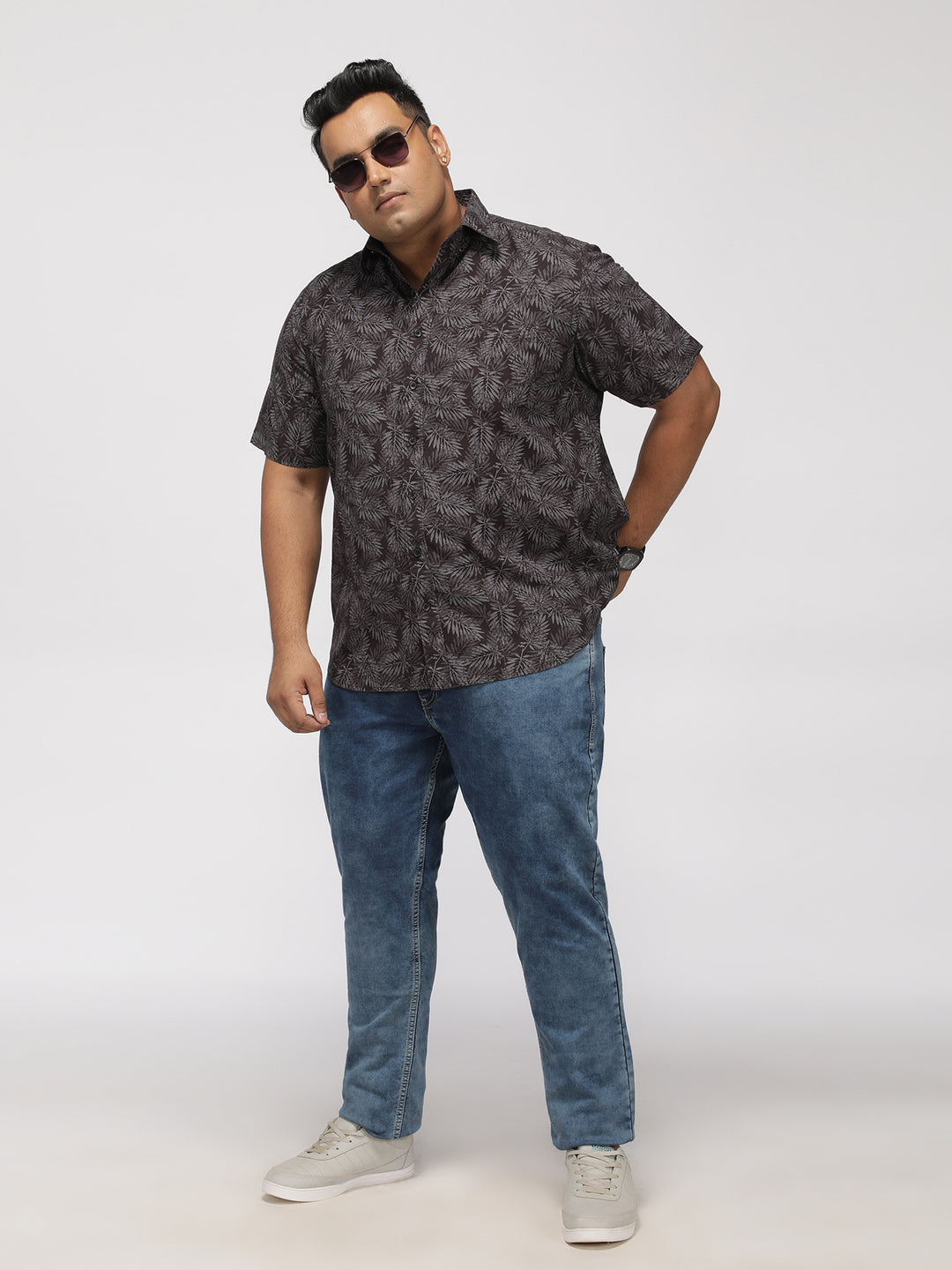 PLUS SIZE MEN KELVIN FZACH WASH STRECH JEANS | XL-7XL