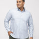 PLUS SIZE SMART CASUAL GIZA COTTON STRIPE SHIRT FOR MEN | XL-7XL