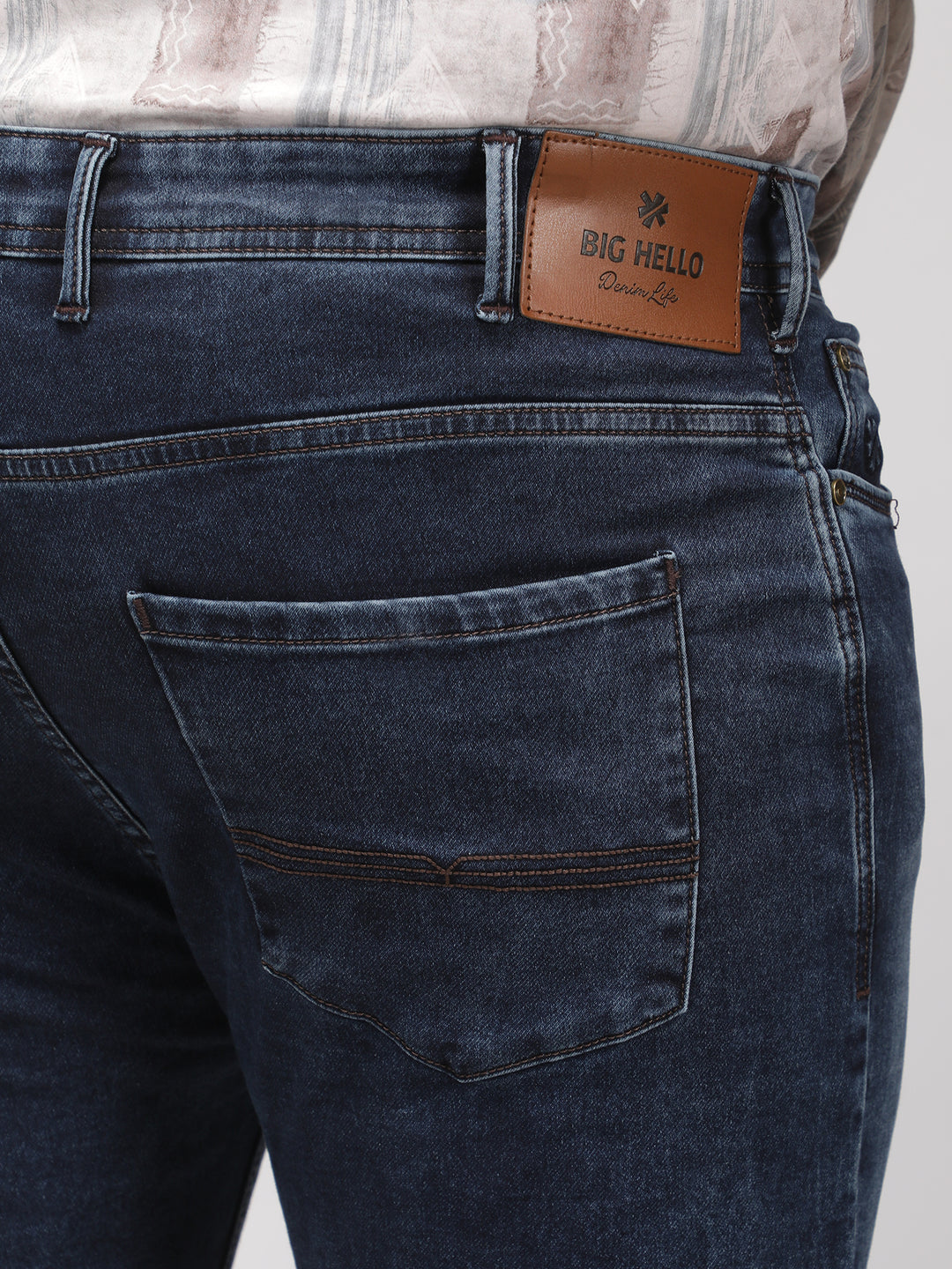 PLUS SIZE ZACH FIT VINTAGE WASH STRETCH JEANS FOR MEN | XL-7XL