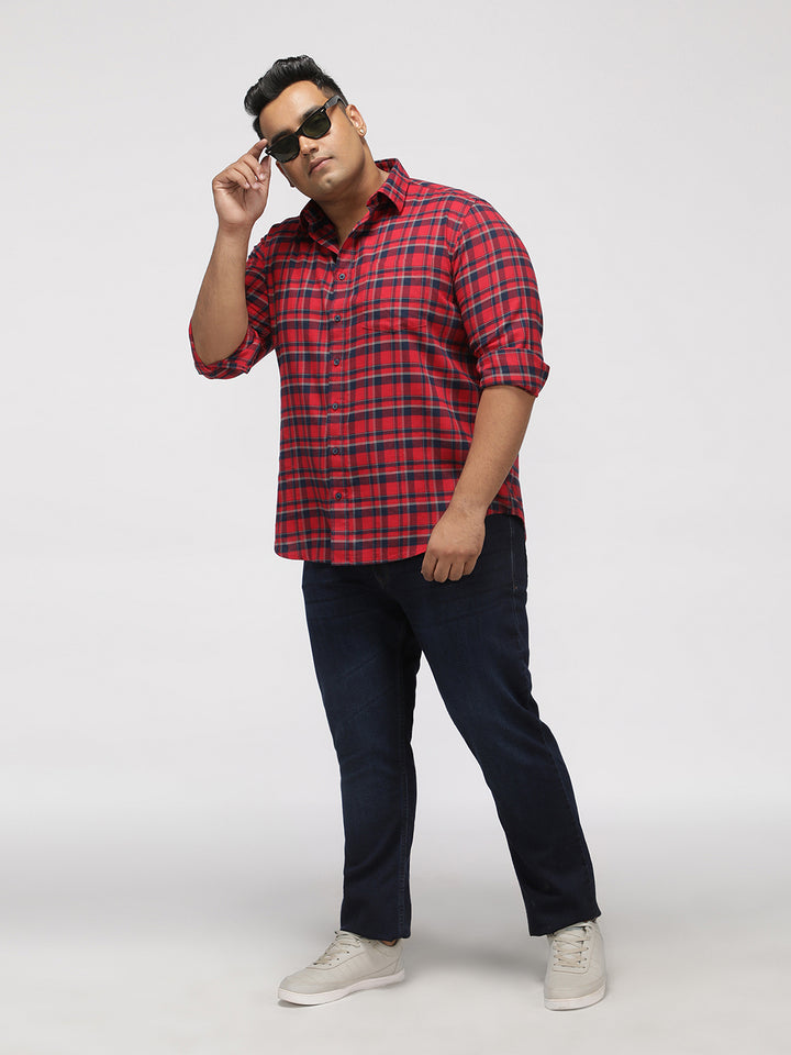 PLUS SIZE MEN ZACH FIT BLACK STRECH JEANS | XL-7XL