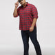 PLUS SIZE MEN ZACH FIT BLACK STRECH JEANS | XL-7XL