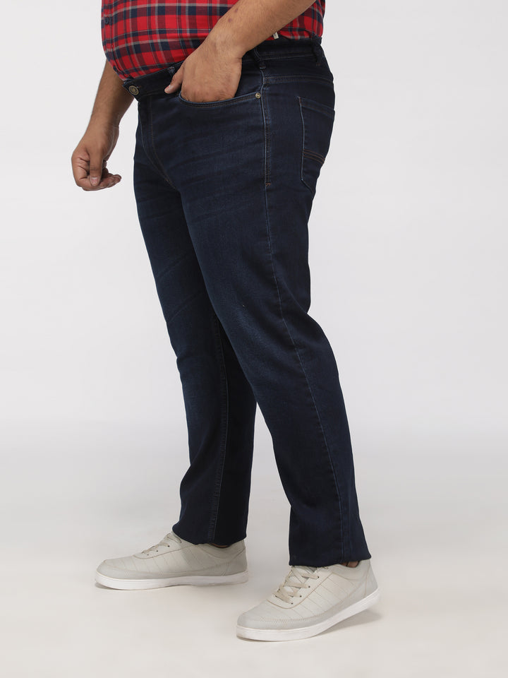 PLUS SIZE ZACH FIT DARK WASH STRETCH JEANS FOR MEN | XL-7XL