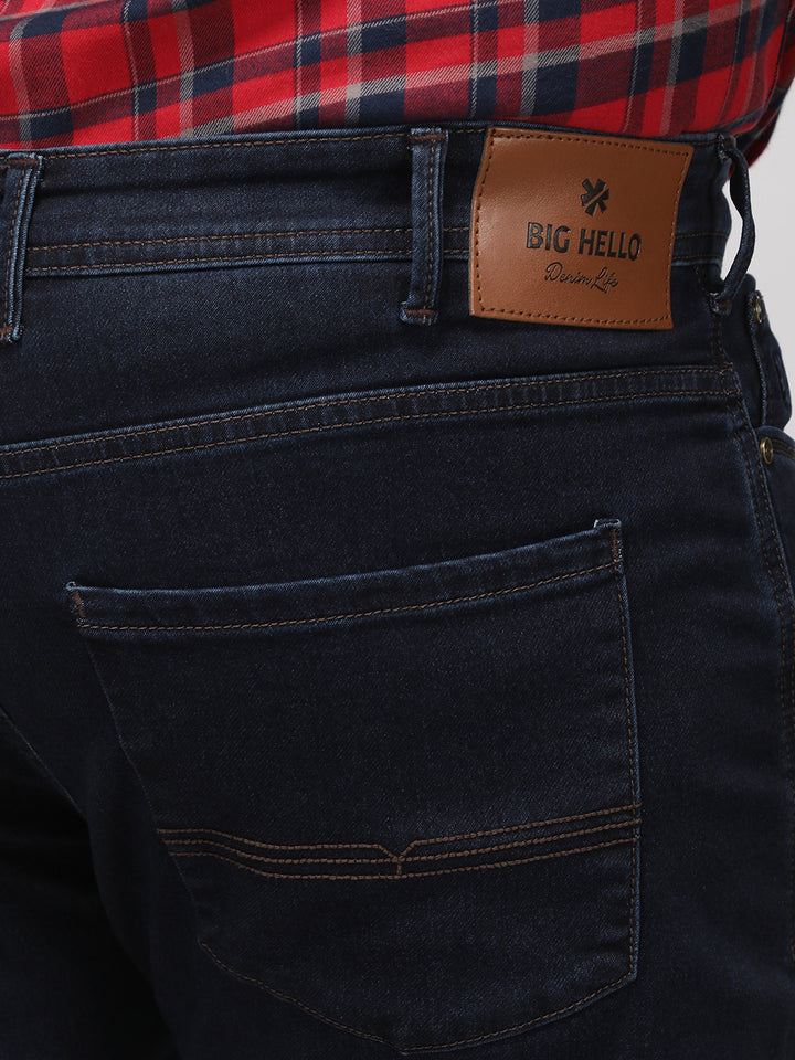 PLUS SIZE MEN ZACH FIT BLACK STRECH JEANS | XL-7XL