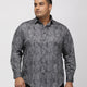 PLUS SIZE PRINTED GIZA SATIN PARTY SHIRT FOR MEN | XL-7XL