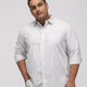 PLUS SIZE SMART CASUAL GIZA COTTON STRIPE SHIRT FOR MEN | XL-7XL