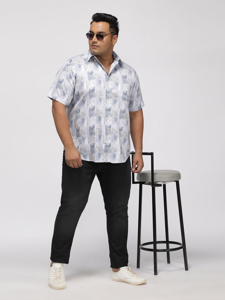 PLUS SIZE ZACH FIT BLACK STRETCH JEANS FOR MEN | XL-7XL