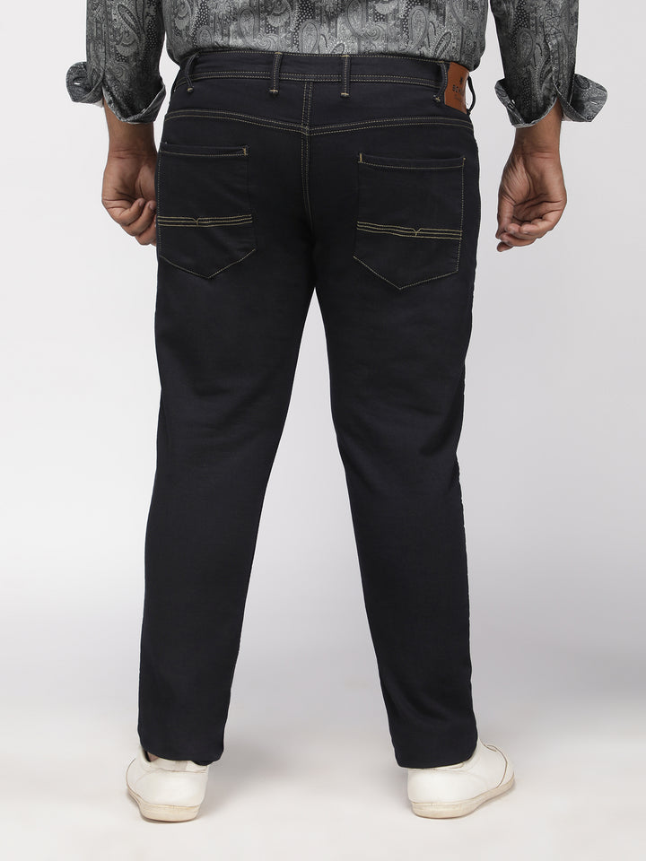 PLUS SIZE ZACH FIT  DIP WASH KNIT STRETCH JEANS FOR MEN | XL-7XL