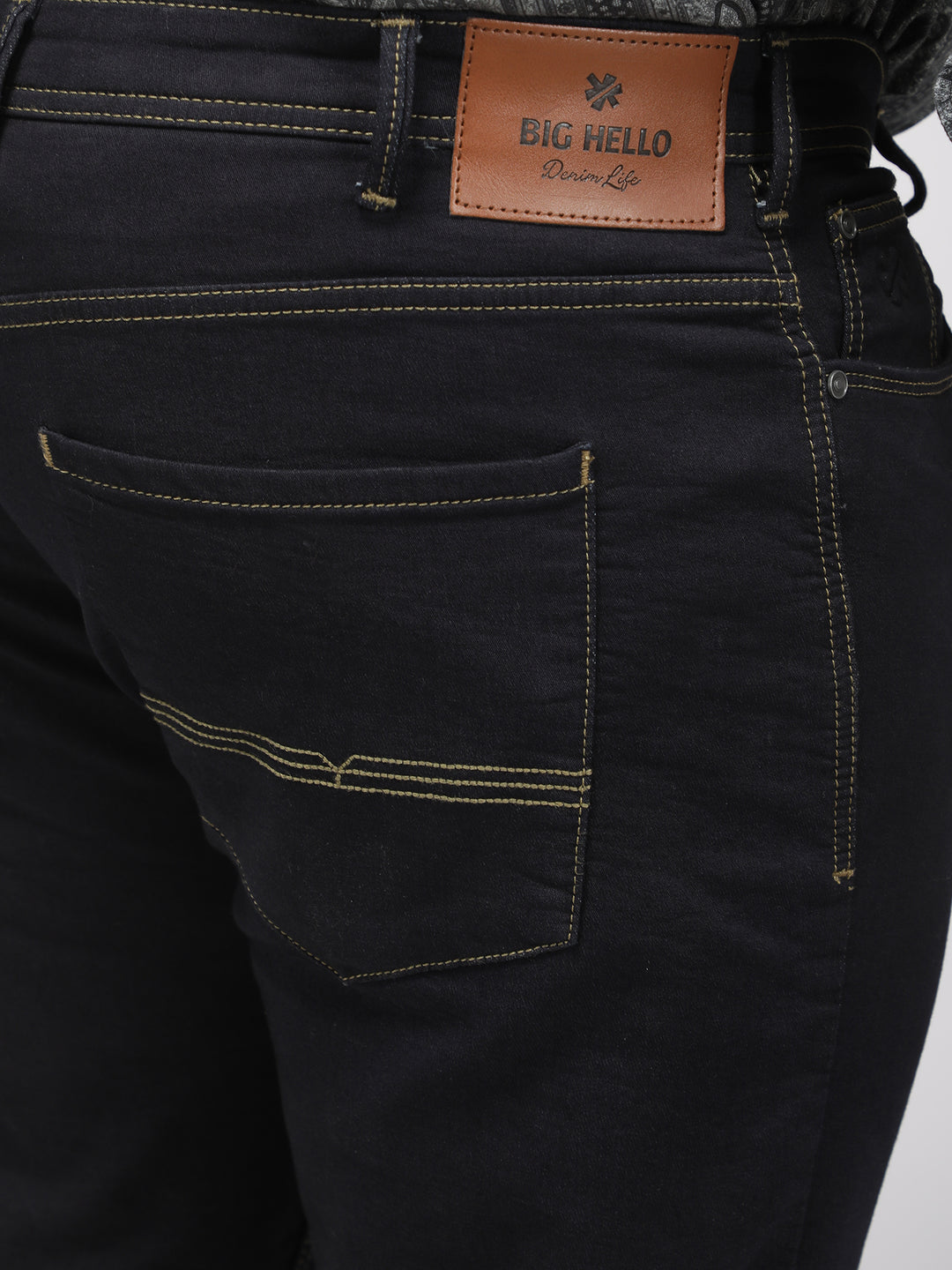 PLUS SIZE ZACH FIT  DIP WASH KNIT STRETCH JEANS FOR MEN | XL-7XL