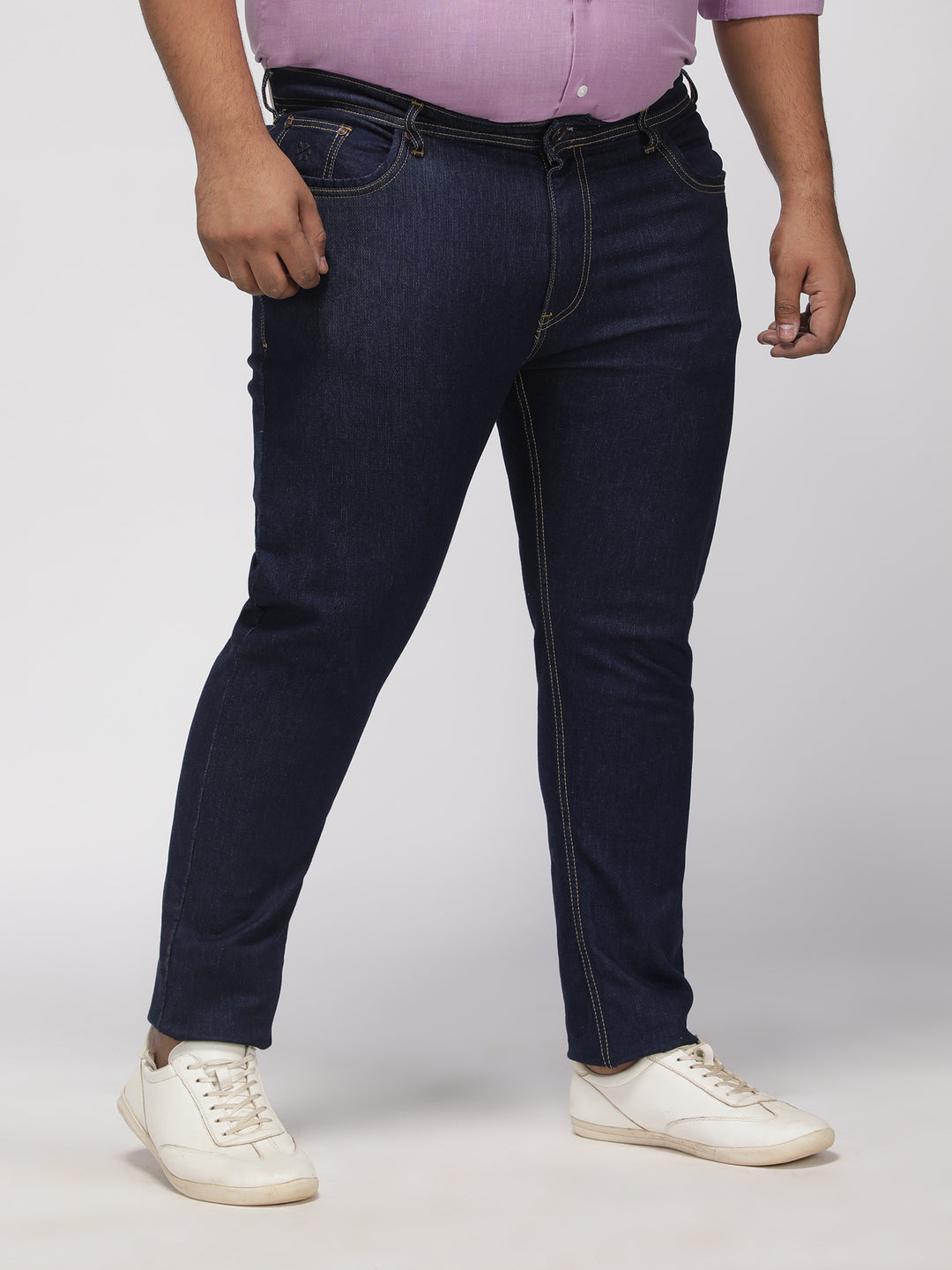 PLUS SIZE KEVIN FIT RAW DENIM STRETCH JEANS FOR MEN | XL-7XL