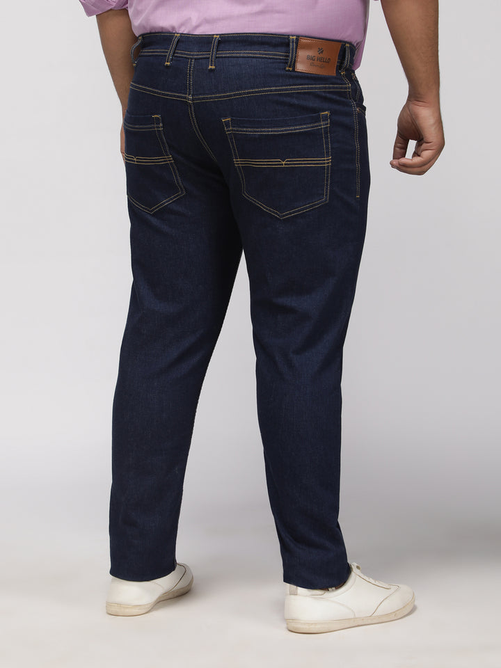 PLUS SIZE KEVIN FIT RAW DENIM STRETCH JEANS FOR MEN | XL-7XL