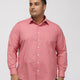 PLUS SIZE SOLID STRUCTURE EASY PRESS SMART CASUAL SHIRT FOR MEN | XL-7XL