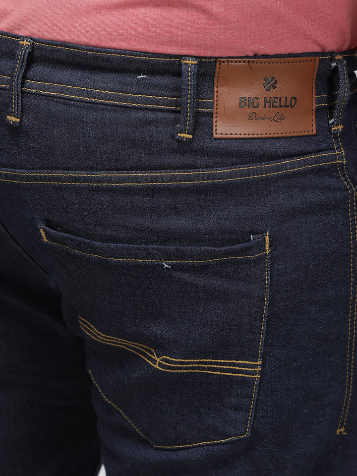 PLUS SIZE ZACH FIT DRY DENIM STRETCH JEANS FOR MEN | XL-7XL