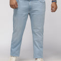 PLUS SIZE MEN’S STRETCHABLE KEVIN FIT JEANS – ICE BLUE WASH | XL-7XL
