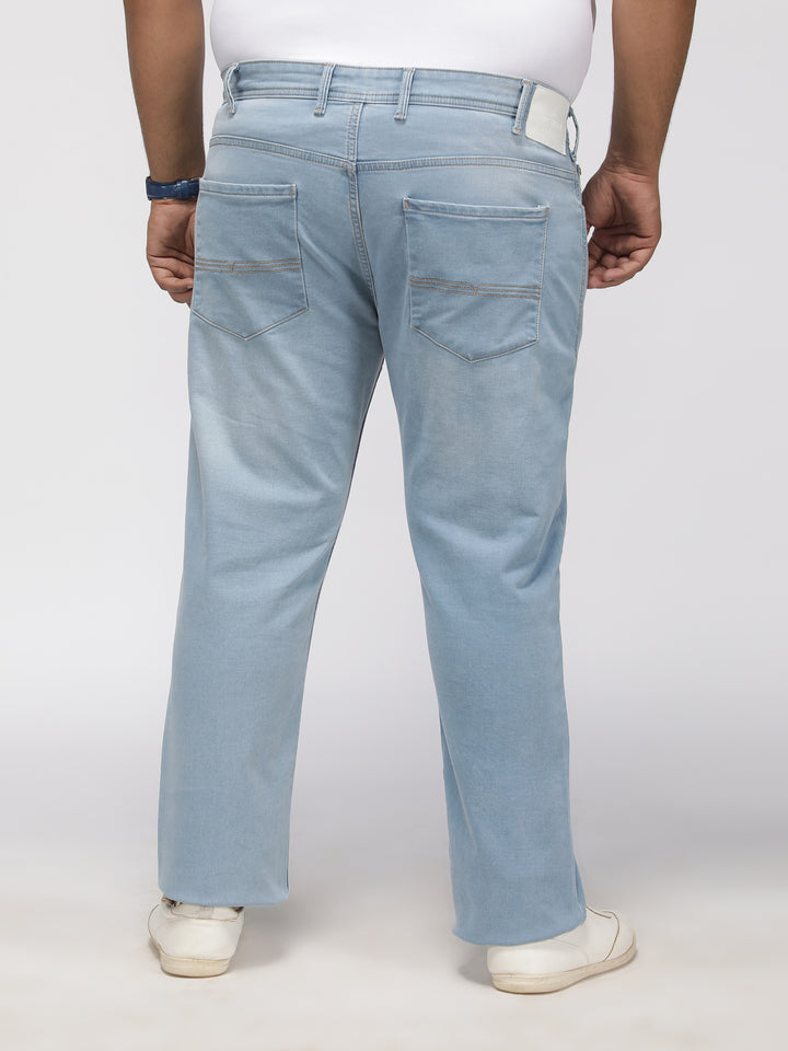 PLUS SIZE MEN’S STRETCHABLE KEVIN FIT JEANS – ICE BLUE WASH | XL-7XL