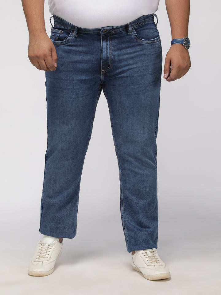 PLUS SIZE MEN’S STRETCHABLE KEVIN FIT JEANS – DARK CLOUD BLUE WASH | XL-7XL