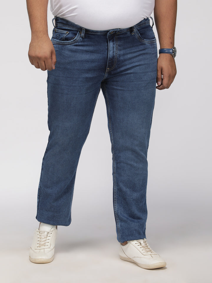 PLUS SIZE MEN’S STRETCHABLE KEVIN FIT JEANS – DARK CLOUD BLUE WASH | XL-7XL