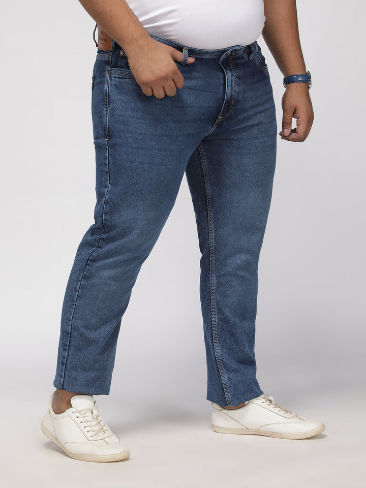 PLUS SIZE MEN’S STRETCHABLE KEVIN FIT JEANS – DARK CLOUD BLUE WASH | XL-7XL