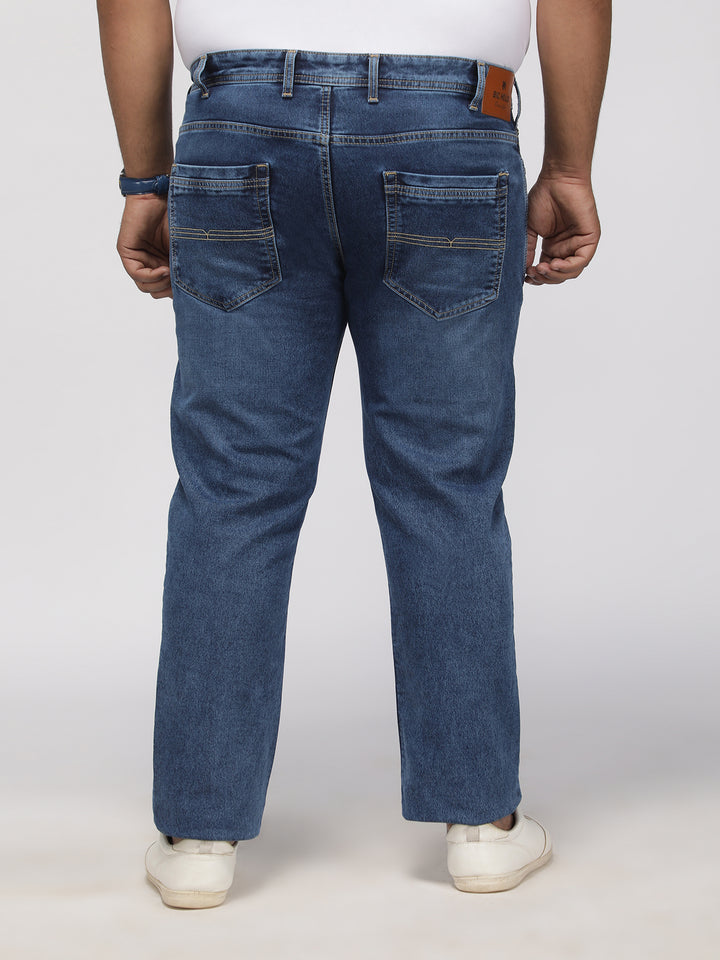 PLUS SIZE MEN’S STRETCHABLE KEVIN FIT JEANS – DARK CLOUD BLUE WASH | XL-7XL