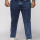 PLUS SIZE MEN’S STRETCHABLE KEVIN FIT JEANS – TRUE BLUE FROST WASH | XL-7XL