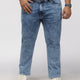PLUS SIZE MEN’S STRETCHABLE ZACH FIT JEANS – FROSTED ACID WASH | XL-7XL