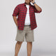PLUS SIZE SOLID TWILL HOLIDAY CITY SHORTS FOR MEN | XL-7XL