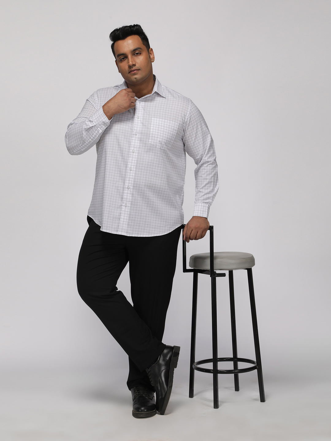 PLUS SIZE HALLMARK PREMIUM COTTON SHIRT FOR MEN | XL-7XL