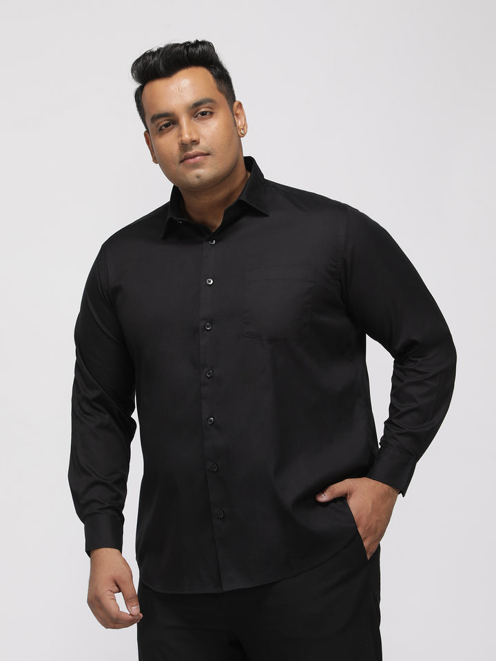 PLUS SIZE HALLMARK EASYCARE POWERBLACK  SHIRT FOR MEN | XL-7XL