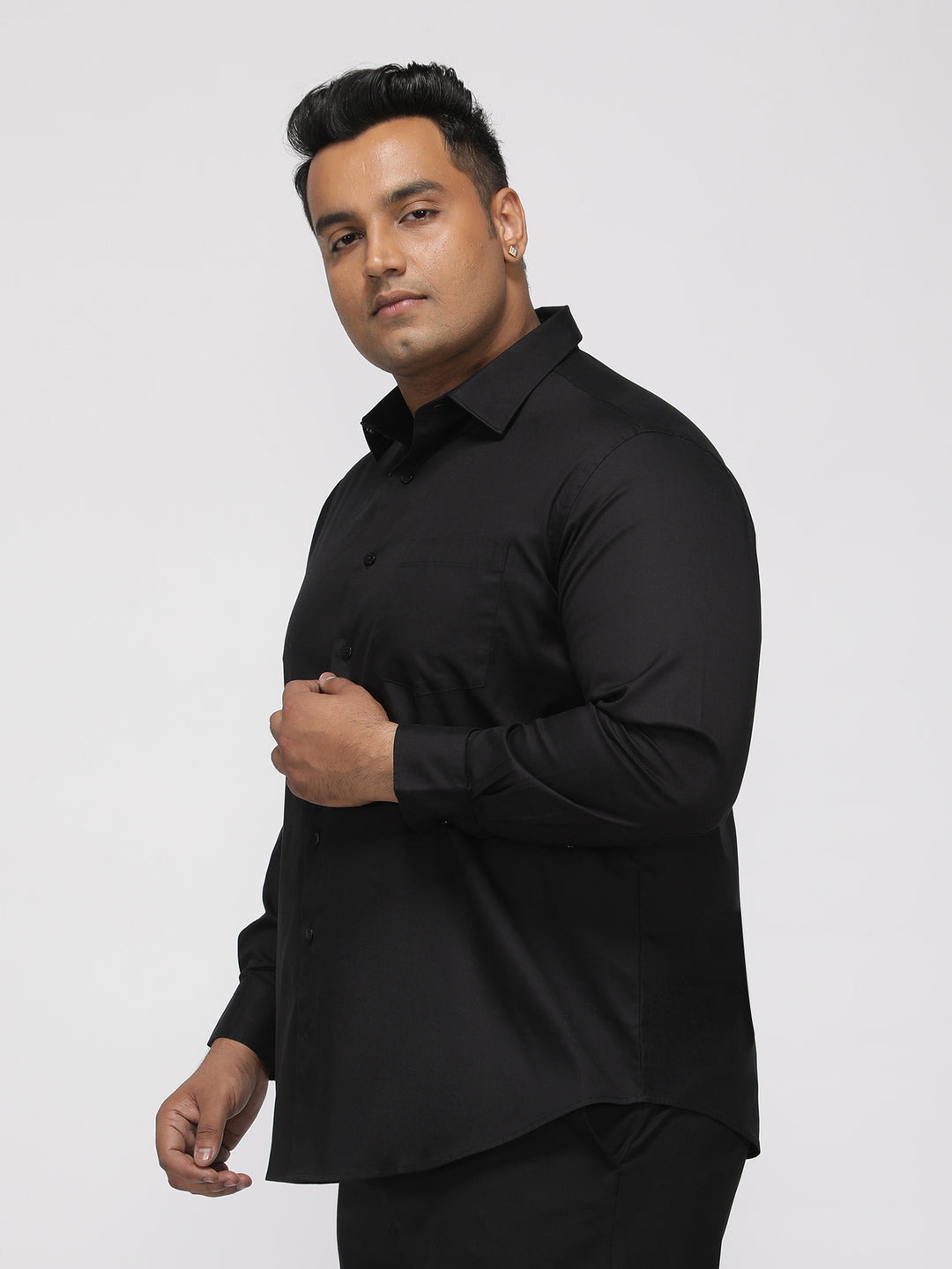 PLUS SIZE HALLMARK EASYCARE POWERBLACK  SHIRT FOR MEN | XL-7XL