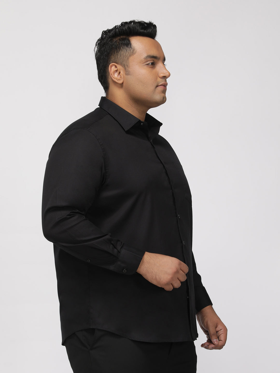 PLUS SIZE HALLMARK EASYCARE POWERBLACK  SHIRT FOR MEN | XL-7XL