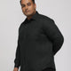 PLUS SIZE FESTIVE TENCEL COTTON STRUCTURE SOLID EVENING SHIRT FOR MEN | XL-7XL